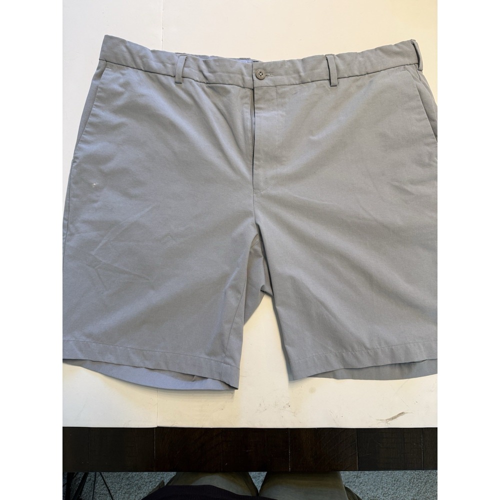 Peter Millar Shorts Mens 40 Gray Crown Sport 9" Golf Chino Summer Casual Light